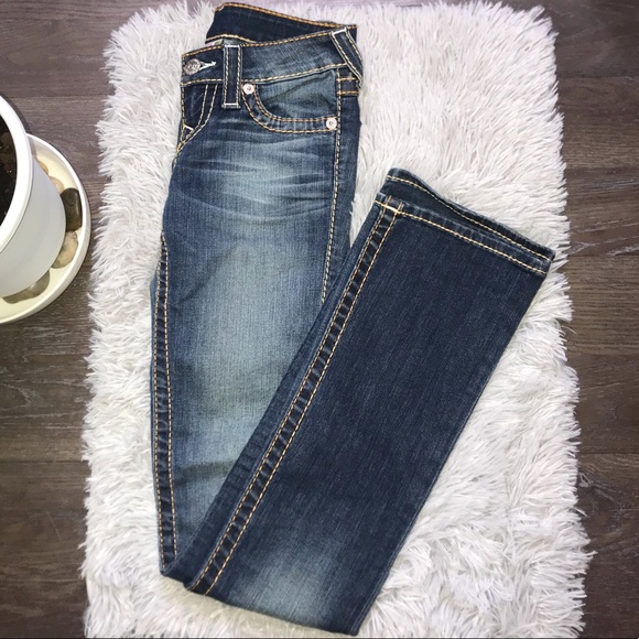 True Religion Boot Cut, Low Rise Denim Jeans. - Picture 1 of 4